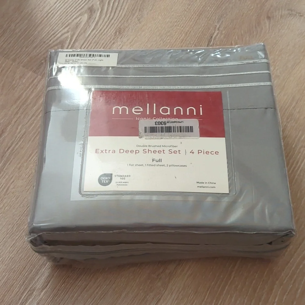 Mellanni Extra Deep Full Sheets - 4 PC Iconic Collection Bedding - Hotel Luxury,